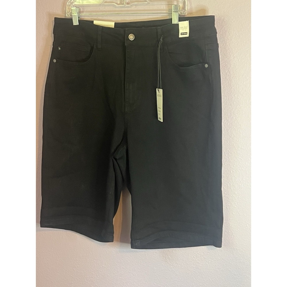 Judy Blue Bermuda Black Long Bermuda High Waist Shorts Size 3XL New with‎ Tags